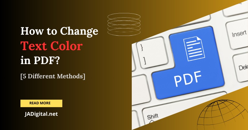 How to Change Text Color in PDF