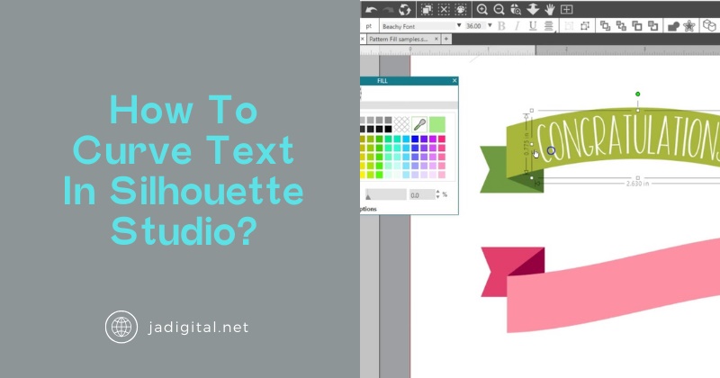 how to curve text in silhouette studio