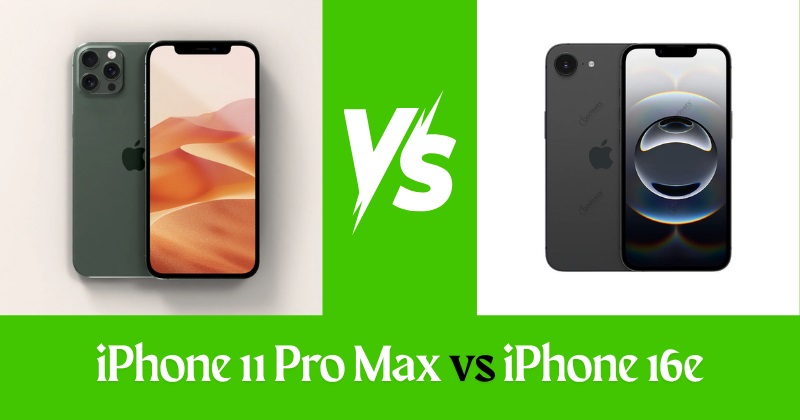 iPhone 11 Pro Max vs iPhone 16e